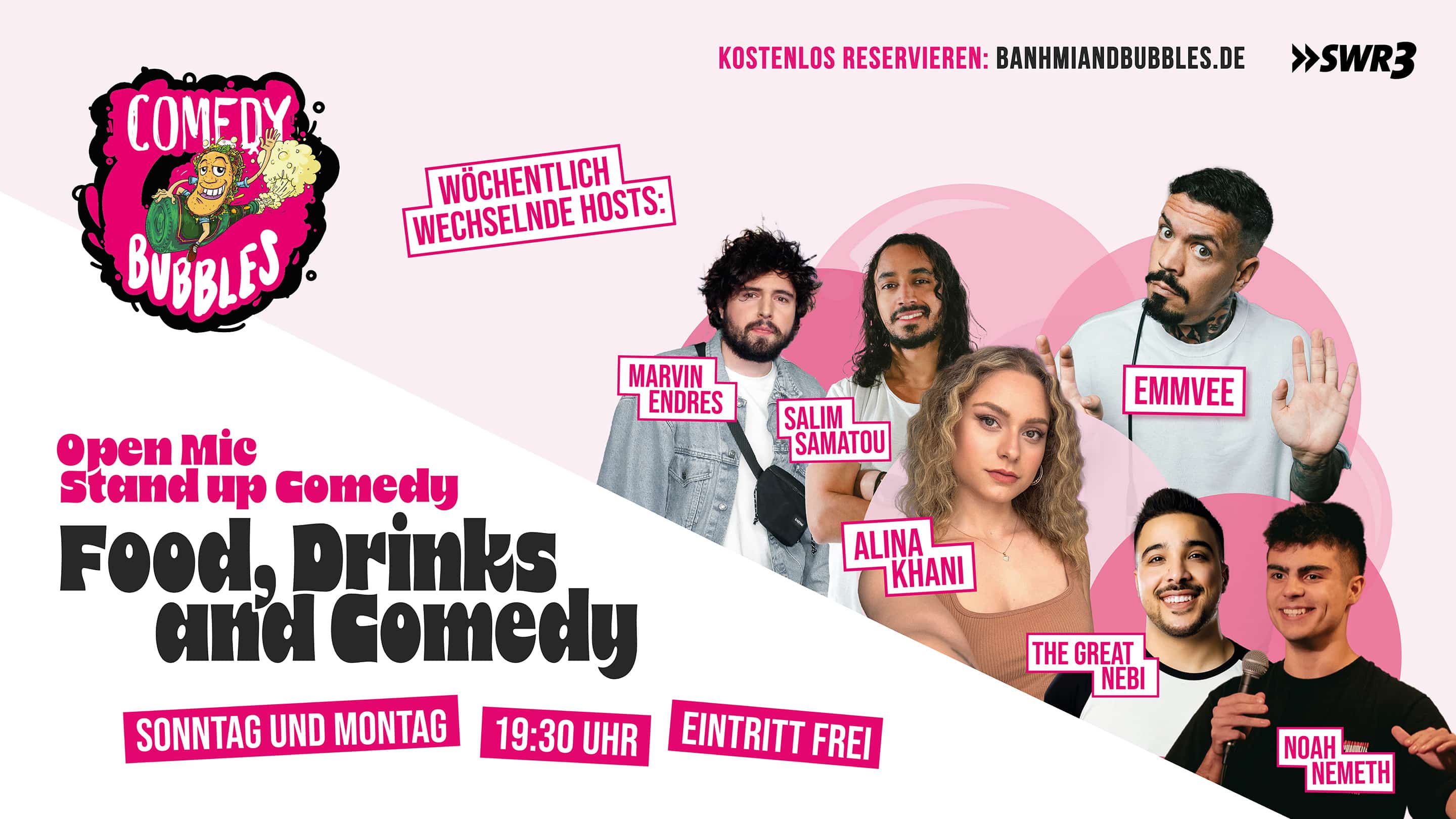 StandUp Comedy-Stuttgart "Comedy Bubbles"