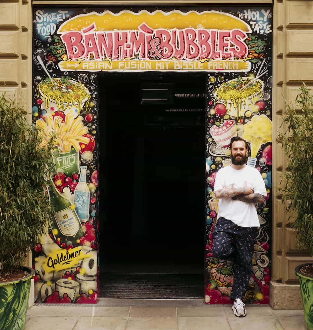Banh Mi and Bubbles Außeansicht Restaurant und Marcel Wanek